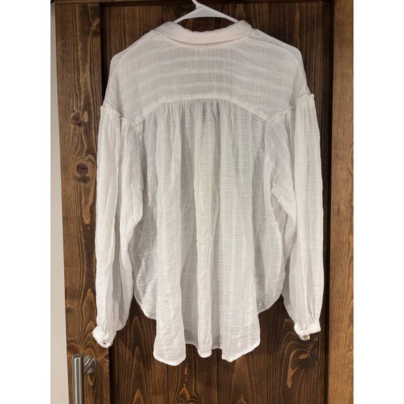 Free People Headed to the Highlands Blouse Size Large - Picture 2 of 8